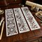 12-Piece Mandala Border Stencil Set (11.8 x 3 Inch) – Reusable Plastic Decorative Texture Templates for Painting on Wood, Wall, Canvas, Furniture & DIY Home Decor